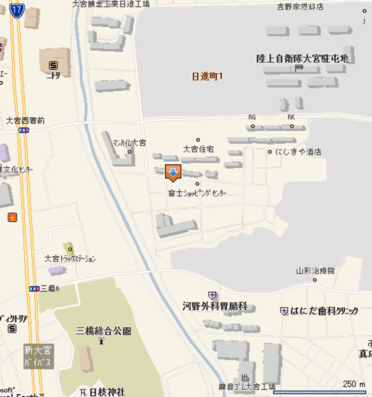 �L����Ѓ~�c���̎��Ӓn�}